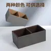 Caja de Almacenamiento para Té, Artículos de Tocador de Habitación de Hotel, Caja de Pañuelos de Cuero para Bed & Breakfast con Impresión de Logo, Caja de Almacenamiento de Escritorio