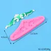 Vários moldes de silicone de renda em relevo para fondant para fazer bolos de fondant, moldes de bolo com decoração de renda de trepadeira floral