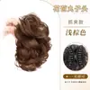 Peluca con cabeza de albóndiga, barba de dragón, flor, capullo, pinza para el cabello, disco, aumenta el volumen, simulación de cabello, red superior craneal alta, peluca roja, anillo para el cabello