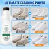 Cepillo Limpiador de Zapatos Blancos Artefacto para Lavar Zapatos Eliminación de Manchas Blanqueamiento De-amarilleamiento Limpiador de Zapatos en Espuma para Limpiar y Usar