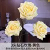 Flores Artificiais Amarelas para Arranjos de Casamento, Decorações de Local de Casamento, Decorações de Janela de Casa, Decorações de Corredor com Flores Artificiais, Flores Artificiais