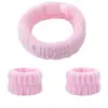 Muñequera de Felpa para Lavado Facial, Manga a Prueba de Agua, Artefacto Absorbente de Franela, Muñequera Anti-salpicaduras, Diadema para el Cabello, Traje