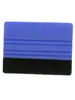 Azul escuro fosco com raspador de pano fiapo quadrado raspador ferramenta de película ferramenta de película para carro raspador de película de lã largo
