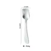 Aço Inoxidável 304 Colher Infantil Desenho Animado Louça de Bebê Rosto Sorridente Fofo Colher Pequena Garfo de Frutas Criativo Garfo de Sobremesa