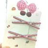 Pinza para el pelo con forma de cruz y lazo rojo de alto valor, estilo japonés dulce, simple, femenino, para flequillo, pinza de pico de pato, pasador, accesorios para el pelo