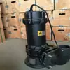 Bomba sumergible para aguas residuales WQ QW 380V bomba sumergible sin atascos con agitador y triturador Bomba vertical para aguas residuales