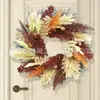 2026 Nueva Corona Transfronteriza de 50 cm para el Festival de la Cosecha de Otoño y Acción de Gracias Decoración del Hogar Colgante para Puerta Principal Decoración de Escaleras