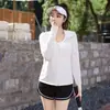 Nova Coleção Verão 2025 Roupas de Proteção Solar de Seda Gelada Feminina Anti-UV UPF50+ Blusa Fina de Proteção Solar