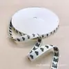 Cinta Jacquard de Corazón de 1.6 cm para Cajas de Regalo Hechas a Mano DIY, Ropa, Accesorios para el Cabello, Embalaje de Zapatos y Sombreros, Decoración de Cajas para Pasteles