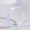 Pulsera de Jade Blanco Translúcido Tipo Hielo para Mujer, Ágata, Jade, Piedra Ojo de Gato, Vidrio, tipo Calcedonia, Regalo al por Mayor, Artículo Caliente