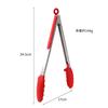 Pinza para barbacoa de bistec frito tipo buffet de Amazon transfronteriza, pinza de silicona para alimentos de cocina, pinza integrada para alimentos de barbacoa con patas