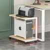 Rack Principal de Computadora Estante de Almacenamiento de Oficina Gabinete de Escritorio de Almacenamiento Hecho a Medida Estante Móvil para Caja de Escritorio Soporte Estante para Impresora