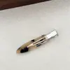 Nuevo Pasador de Pelo Estrecho de Acetato con Letra, Simple y Versátil, para Flequillo y Cabello Suelto, Pinza para Maquillaje, Pinza de Skateboard, Accesorio para el Cabello Estilo Coreano
