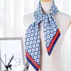 Estilo K Lenço Quadrado 90 Elegante Seda de Imitação Sarja Feminina Decorativo Lenço de Seda Feminino Toque de Seda DIY Lenço Fino de Seda