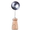 Cuchara Medidora de Café Redonda con Mango de Madera de Dibujos Animados Cuchara Medidora de Cocina para el Hogar Repostería Cuchara Medidora para Arroz Harina Leche en Polvo Granos de Café