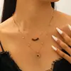 Collar de Piedra Ojo de Tigre Retro con Cuentas Diseño Maillard Cadena para Clavícula de Dos Piezas Collar Apilado Retro de Alta Gama para Mujeres