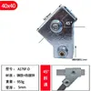 Conector de Fijación Rápido Galvanizado de Hierro Cuadrado 40*40mm para Tubo Cuadrado 25*25 Abrazadera de Fijación para Tubo de Acero Cuadrado Sin Soldadura Requerida