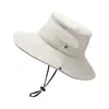 Sombrero de Sol de Verano para Hombre para Exteriores, Sombrero de Protección Solar para Montañismo y Pesca, Sombrero de Pescador, Sombrero de Sol de Moda