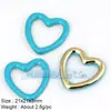 Accesorios para joyería DIY cobre puro nariz de cerdo goteando conector de doble agujero tamaño grande pequeño Rosa Rojo Rosa