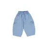 Roupas infantis Nuoqi Wanzi, calças pantalona com laço para meninas, nova coleção de outono, calças casuais doces e versáteis, corte solto