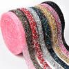 Faixa de strass de 1cm com broca de cola quente, tira de cristal, acessórios para roupas, sapatos, bolsa, calças, material DIY, acessórios