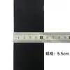 Banda Elástica Engrosada al por Mayor, Banda Elástica Ancha Suave para Cintura, Tela Cepillada de Nylon Doble Cara Negra y Blanca de 1-8 cm, en Stock