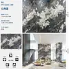 Losa de roca premium Foshan 1200*2400 para sofá de sala y pared de fondo de TV, losa de roca brillante tipo jade