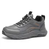 Zapatos Nuevos de Primavera para Hombre, Zapatos Deportivos de Cuero Transpirables, Zapatos Casuales de Running para Hombre, Modernos, Versátiles, de Suela Blanda, Impermeables, Zapatos de Papá