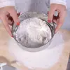 Fábrica direta de alta qualidade grossa de aço inoxidável peneira de farinha 60 malha ferramenta de cozimento 15cm gadget cozinha