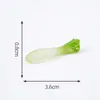 Simulación Verdura Luminosa Pimiento Berenjena Lechuga Casa de Muñecas Decoraciones DIY Accesorios Miniatura Pequeños Adornos