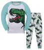 Roupa de Casa Nova Conjunto de Roupa de Casa Infantil Padrão de Dinossauro Roupa Infantil Transfronteiriça Roupa Infantil