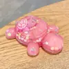 Tortuga adorno de escritorio grande para cortar fruta personalizada, juguete rompecabezas líquido con aceite, lindo y alivia el estrés