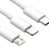Cabo de dados tipo-c de cabeça única Cabo Android totalmente compatível aplicável Cabo de dados Apple Cabo de carregamento para celular Huawei carregamento rápido