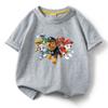 Ropa para niños Wang Wang, camiseta de algodón con cuello redondo y manga corta, nueva camiseta de verano, camiseta de media manga, una generación de cabello