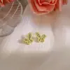 Brincos de Zircônia Coração com Agulha de Prata, Brincos Estilo Doce e Cool em Formato de Cruz, Brincos Únicos de Laço Irregular, Brincos Fofos em Formato de Feijão