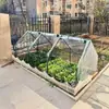Gatos y perros callejeros refugio cálido a prueba de viento e impermeable para exteriores tienda para mascotas invernadero para cultivo de plántulas de suculentas cultivo de verduras