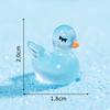 Micro Paisagem Desenho Animado Fofo Cabelo Cisne Luminoso Animais Enfeites DIY Decorações Acessórios Mesa Mini Pequenos Enfeites