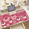 Mouse Pad de Urso Morango Mouse Pad Grande Desenho Animado Fofo Espessado Para Meninas Mesa de Escritório Apoio de Pulso Teclado de Computador