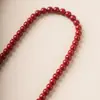 Pulsera de Doble Círculo Imitación Cinabrio Estilo Nuevo para Mujer, Versátil para el Año de Nacimiento, Adecuada para Hombres y Mujeres, Regalo de Alta Gama para Mamá, Al por Mayor