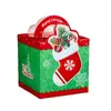 Caja de Manzana Navideña Dibujos Animados Caja de Empaque de Fruta de la Paz Nochebuena Empaque Navideño Caja de Regalo de Manzana al por Mayor