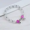 Pulsera de Cerámica de Jingdezhen, Regalo de Estilo Chino Tradicional, Tejida a Mano, Fresca y Versátil para Niñas, Nueva Pulsera de Hilo de Cerámica Estilo Chino