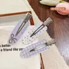 Pinzas florales para el pelo estilo coreano para mujer, pinzas laterales elegantes y exquisitas, pasadores de lazo lindos, pasadores de colores al por mayor