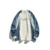 Ropa para Hombre Beijie Marca de Moda Americana Otoño 2025 Nuevo Diseño de Color de Contraste Sudadera de Cuello Redondo Chaqueta Deportiva para Pareja de Hombres