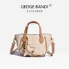 Novo Modelo de Comércio Exterior Transfronteiriço: Bolsa Cesta Tote de Couro Camurça, Alto Valor Estético, Bolsa Saco Versátil Vintage, Bolsa de Ombro Único Transversal