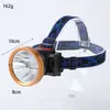 Linterna frontal para la cabeza transfronteriza LED para exteriores luz fuerte pesca nocturna linterna recargable de alta potencia al por mayor portátil