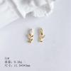DIY Cobre Chapeado Cor Pingente Acessórios Nail Art Arco Jóias Decoração Novo Zircon Internet Celebridade Pingente