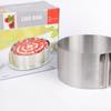 Anel de Mousse Telescópico de Aço Inoxidável 6-12 polegadas Forma de Bolo Forma de Pão de Forma Ferramenta de Confeitaria Atacado Retrátil