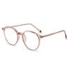 Nuevo Armazón de Lentes Tr90 de Espejo Plano Anti Luz Azul Armazón Redondo Espejo Plano Sin Graduación Espejo Plano Anti Luz Azul Venta al por Mayor 8316