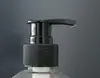 Nova Garrafa de Vidro de 500ml com Ombro Inclinado e Gargalo Alto Tipo Pump para Shampoo, Frasco para Cuidados, Desodorante, Loção Corporal para Banho