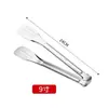 Pinças para Churrasco de Aço Inoxidável, Pinças para Alimentos de Aço Inoxidável, Pinças para Assar Pão e Alimentos ao Ar Livre, Pinças para Bife, Pinças Especiais para Grelhar